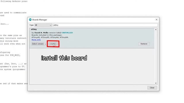 Attiny85 Program and Burn Bootloader using Arduino смотреть онлайн
