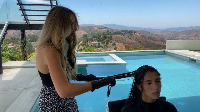 How To Remove Red Tones from Brunette Hair | Brunette Hair Color Formula смотреть онлайн