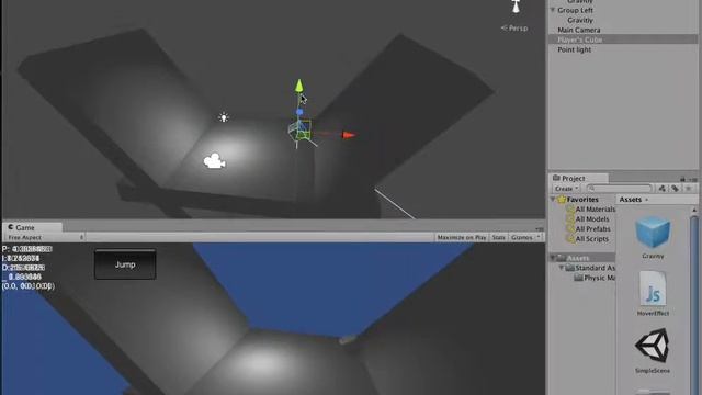 Hover on virtual gravity. Unity3D смотреть онлайн