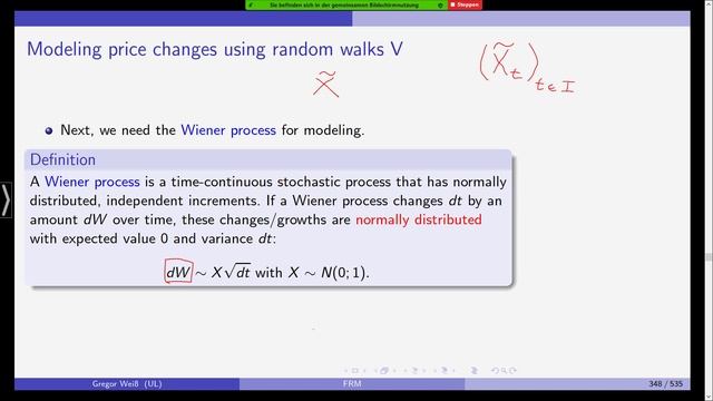 Financial Risk Management - Summer Term 2021 - Lecture 8 - Part 2 смотреть онлайн