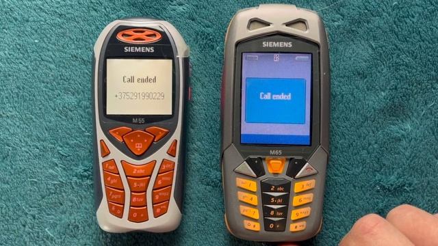 Calling from Siemens M55 to Siemens M65 and back смотреть онлайн