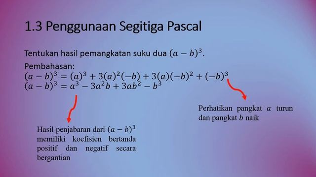 Matematika Kelas VIII || Pola bilangan segitiga pascal, barisan aritmetika, & barisan geometri смотреть онлайн