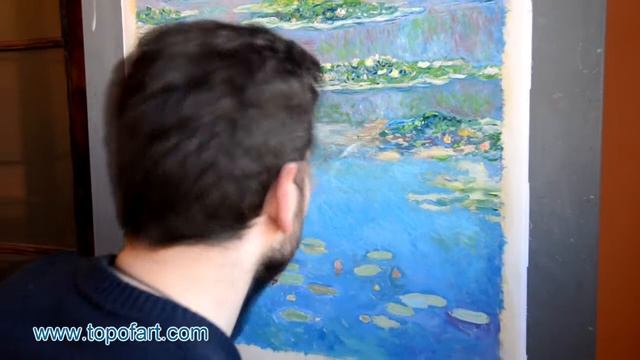 Monet - Water Lilies | Art Reproduction Oil Painting смотреть онлайн
