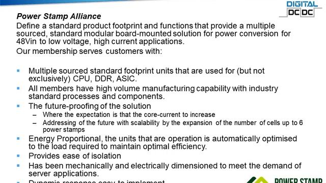 Power Stamp Alliance and Artesyn PSA Stamps смотреть онлайн