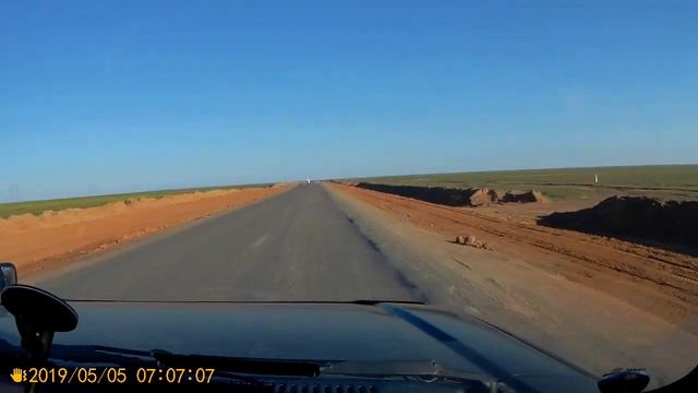 Трасса Алматы - Нур - Султан (Астана) м36 ( состояние дороги - 1) смотреть онлайн