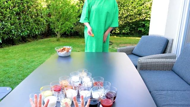 CHICKEN NUGGETS PONG CHALLENGE ! смотреть онлайн