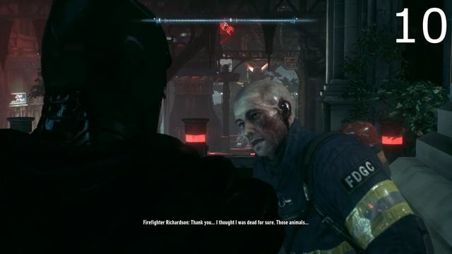 Batman: Arkham Knight - All Firefighter Locations Guide (Death of Innocents Achievement/Trophy) смотреть онлайн