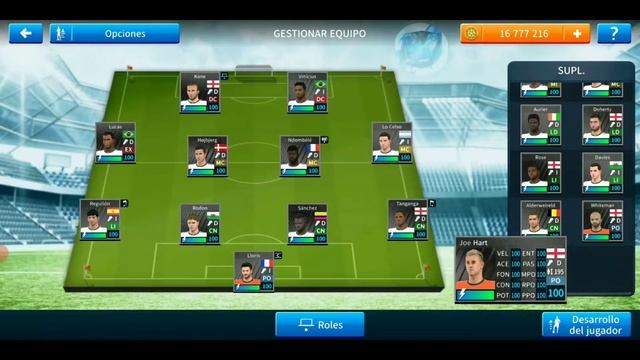 PLANTILLA DEL TOTTENHAM HOTSPUR PARA DREAM LEAGUE SOCCER (NORMAL Y AL 100) (DLS)