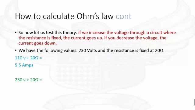 Electrical Level 2 Ohms law смотреть онлайн