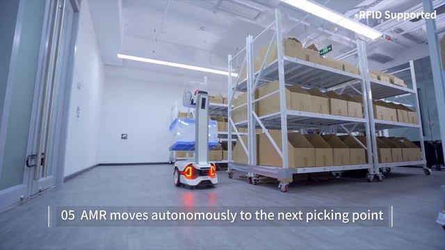 Syrius AMR：Batch Picking Workflow(FlexComet)RFID Supported смотреть онлайн