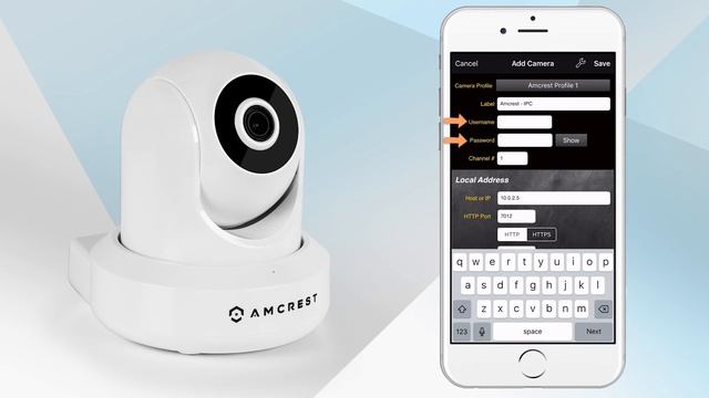 Connecting Amcrest Wifi IP Camera to Live Cams Pro App смотреть онлайн