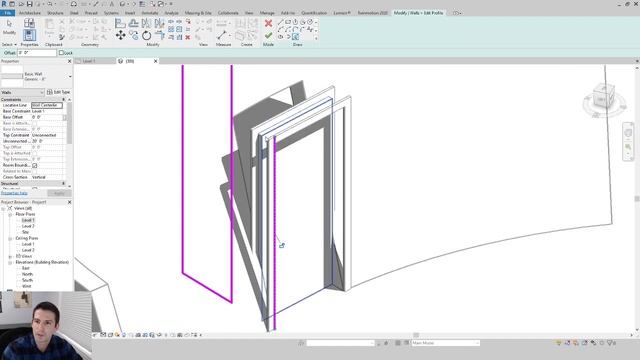 Slanted Walls Made Easy in Revit 2021 (Easier than Ever... Finally!) смотреть онлайн