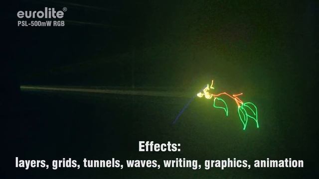 EUROLITE PSL-500mW RGB смотреть онлайн