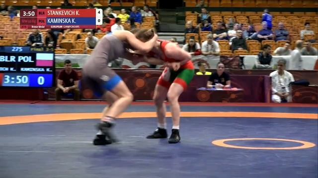 BRONZE WW - 50 kg: K. STANKEVICH (BLR) v. K. KAMINSKA (POL) смотреть онлайн