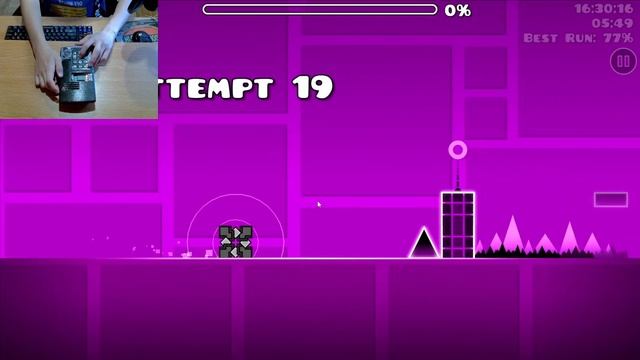 Geometry Dash на домофоне | Часть 1 | видео на 200 подписчиков смотреть онлайн