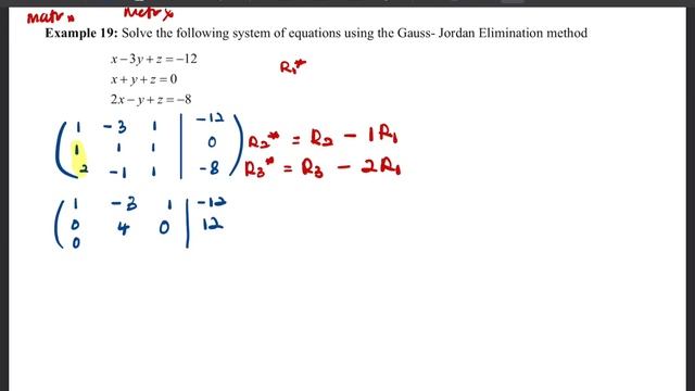 4.4 Solve System of Linear Equations (Gauss-Jordan Elimination) | Matrices смотреть онлайн