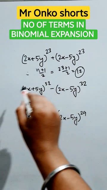 Shortest tricks for no of terms in binomial for jee🔥😍#ytshorts #maths #binomial_theorem #mathematic смотреть онлайн