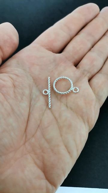 Серебряный тогл замок из серебра 925 пробы витой тогл смотреть онлайн
