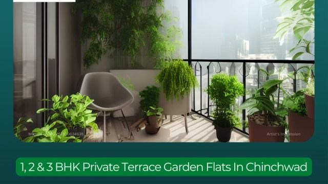 1, 2 & 3 BHK Flats With A Private Terrace Garden смотреть онлайн