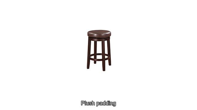 Linon Maya Counter Stool Brown Review смотреть онлайн