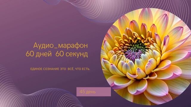 45-й день марафона 60 дней 60 секунд часть глубины знания