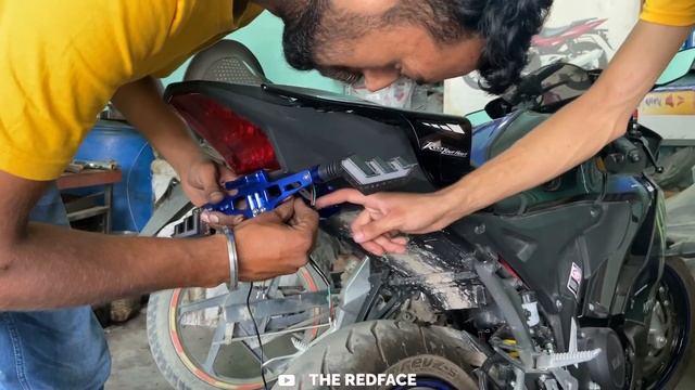 Yamaha R15 V4 Tail Tidy Installed 🤟😍 | LED indigater #theredface смотреть онлайн