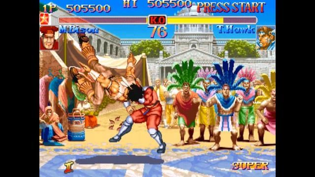 Hyper Street Fighter II Very Hard Play Through M. Bison (Boss Hack) (60FPS) смотреть онлайн