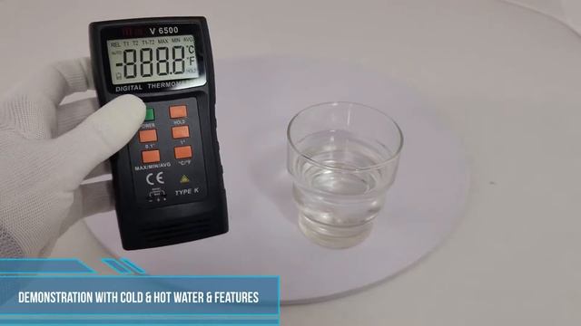 VAR TECH V 6500 Industrial Digital Thermometer | Thermocouple thermometer with probes смотреть онлайн