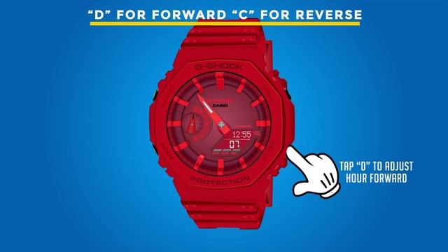Casio G-shock GA 2100 Daylight saving and set time смотреть онлайн