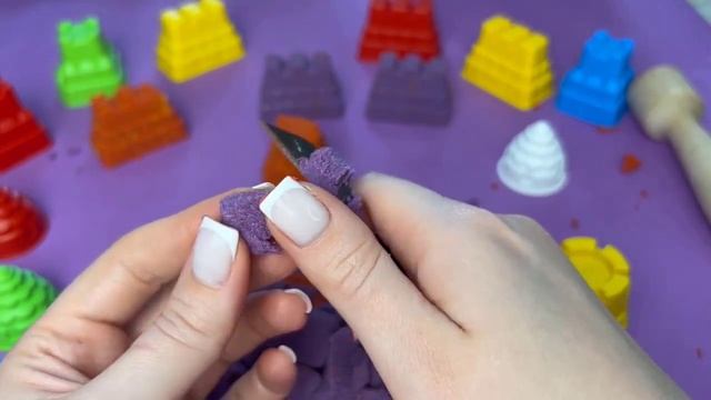 Satisfying Kinetic Sand Scooping | Relaxation After Work And Before Sleep 2024