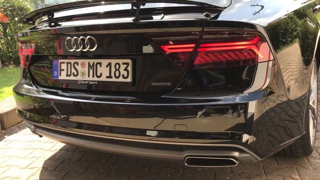Audi A7 Sound und Spoiler смотреть онлайн