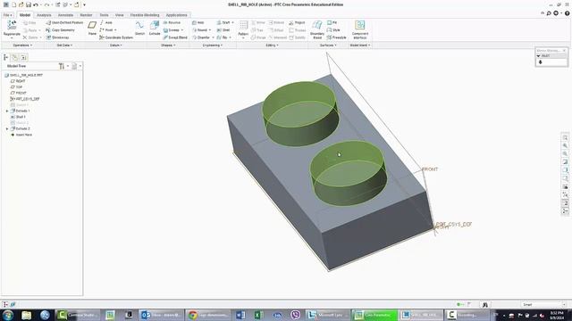 Modeling With Creo 3.0- 3D Tools