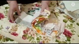 Первое видео. Распаковка посылки с ветошью до 10 см. из Магнатекса.