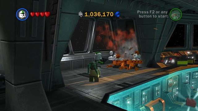 LEGO Star Wars 3: The Clone Wars - The Resolute (Red Bricks: Red Brick Detector) смотреть онлайн
