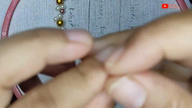 Beads Hand embroidery basic stitches tutorial for beginners || Beads embroidery design || Beads wor смотреть онлайн
