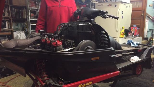 1997 Yamaha Vmax 700 SX Snowmobile TORS Not Working Video #1