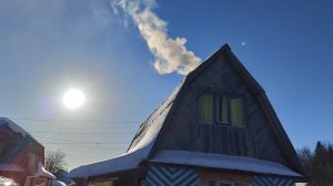 На даче в самую холодную субботу января 2025