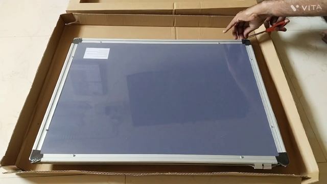 white board with magnetic drywipe with pens unboxing from Amazon || white board from Amazon ||board смотреть онлайн