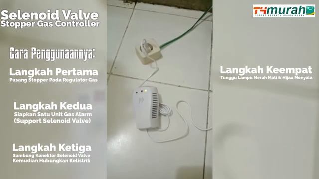 Gas Selenoid Valve Controller + Electric Gas Sensor (By T4Murah.com) смотреть онлайн