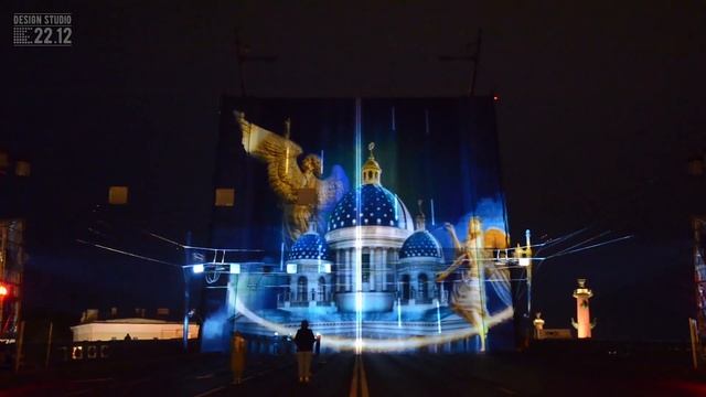 3D projection mapping on the buildings Showreel смотреть онлайн