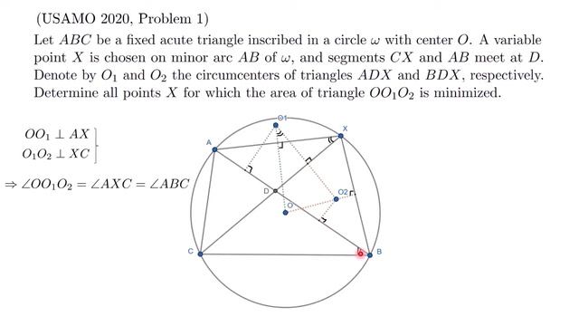 USAMO 2020 Problem #1 An unusual geometry problem смотреть онлайн