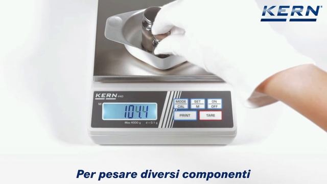 Bilancia da laboratorio compatta KERN 440 смотреть онлайн