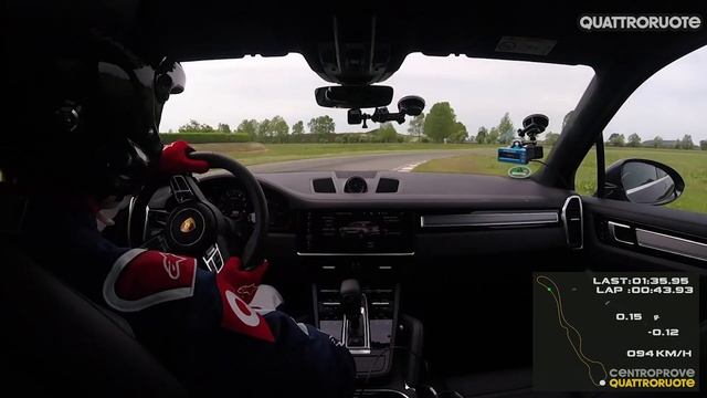 Giro pista - Porsche Cayenne Turbo: ecco il tempo a Vairano смотреть онлайн