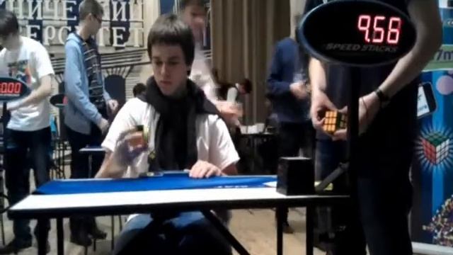 16.29 Rubik's cube OH official average смотреть онлайн