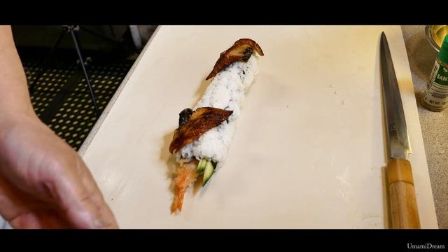 Una Ten roll/Unagi & Shrimp Tempura roll 米国発・鰻と海老天婦羅のスシロール смотреть онлайн
