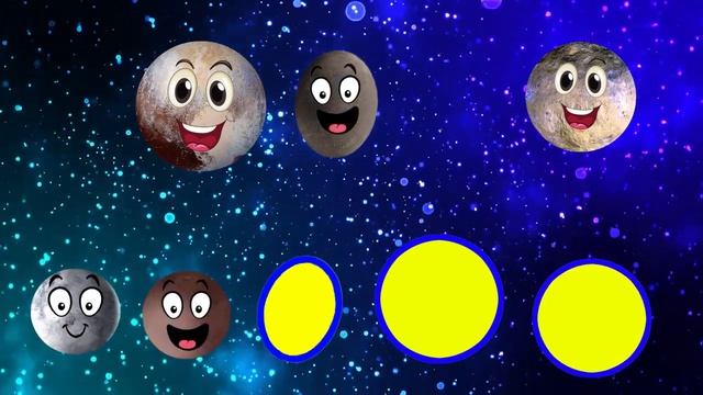 NEW Hungry planet /CERES/MAKEMAKE/ERIS/HUMEA/PLUTO/ Planet SIZES for KIDS смотреть онлайн