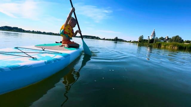 Путешествие на сапах по озеру Тосканка 🌞 смотреть онлайн