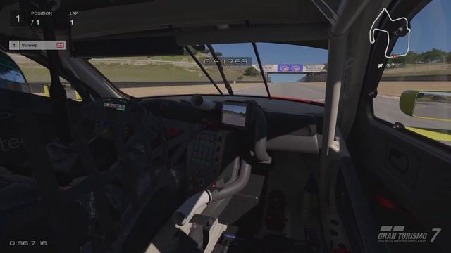 Gran Turismo 7 Laguna Seca Porsche 911 Flying Lizard GR3 onboard camera смотреть онлайн