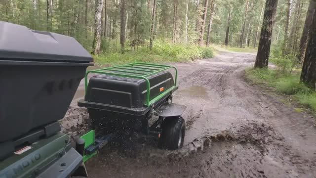 Прицеп для квадроцикла "ВАНЁК - ТУРИСТ" смотреть онлайн
