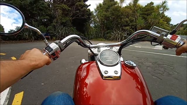 2005 Honda VT 750 Shadow Ride on Scenic Drive Auckland смотреть онлайн